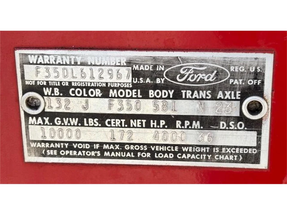 1965 Ford F-Series 4th Gen - Image 28 of 28