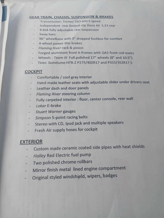 1965 Ford Replica - Image 19 of 20