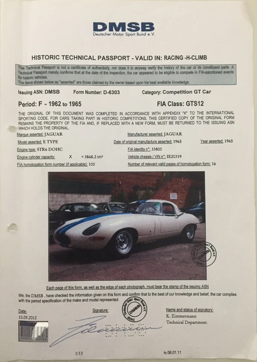 1965 Jaguar E-Type Series 1 - Image 3 of 19