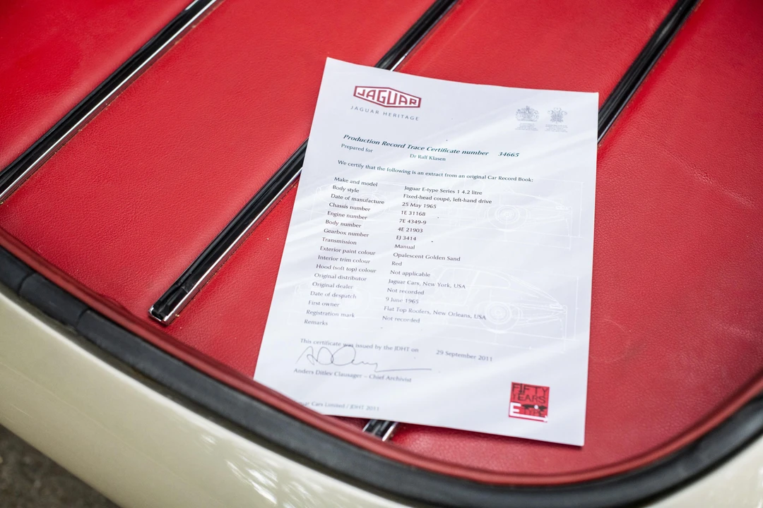 1965 Jaguar E-Type Series 1 - Image 22 of 31