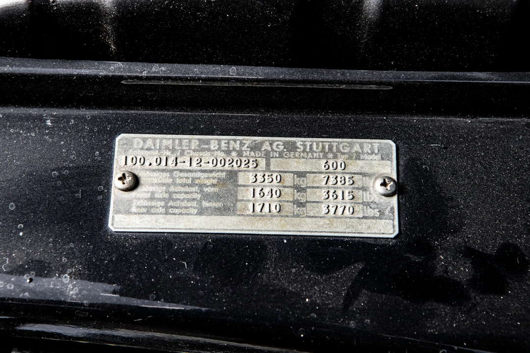 1965 Mercedes-Benz 600 Pullman - Image 20 of 22