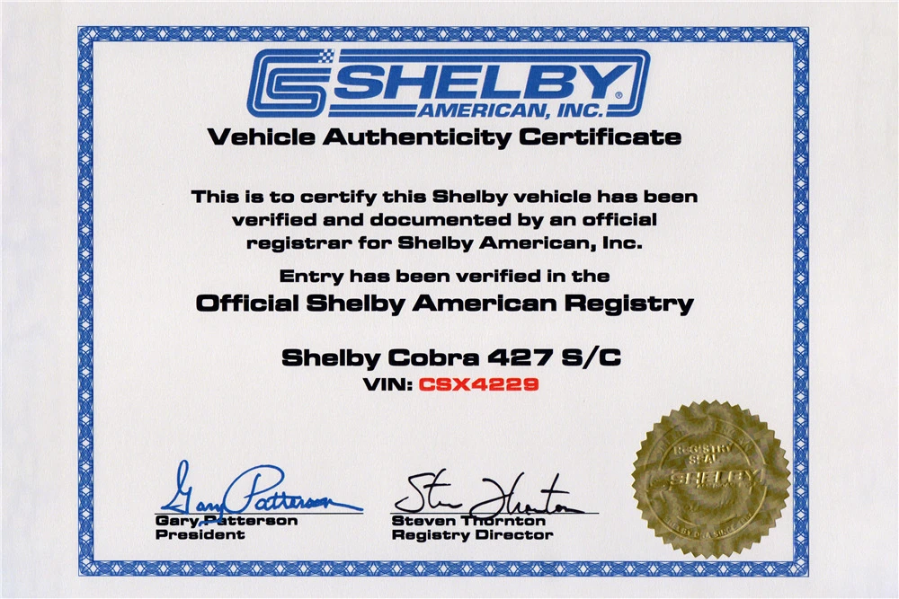 1965 Shelby CSX Cobra Continuation - Image 11 of 13