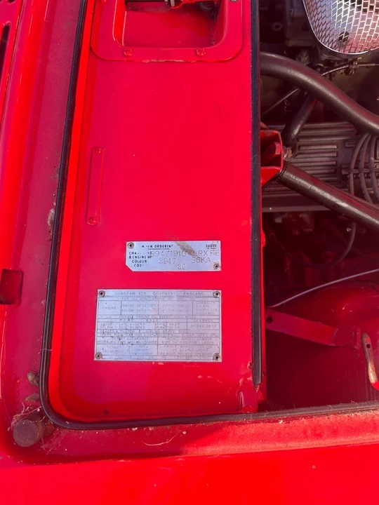 1965 Sunbeam Tiger Mark I - Image 11 of 11