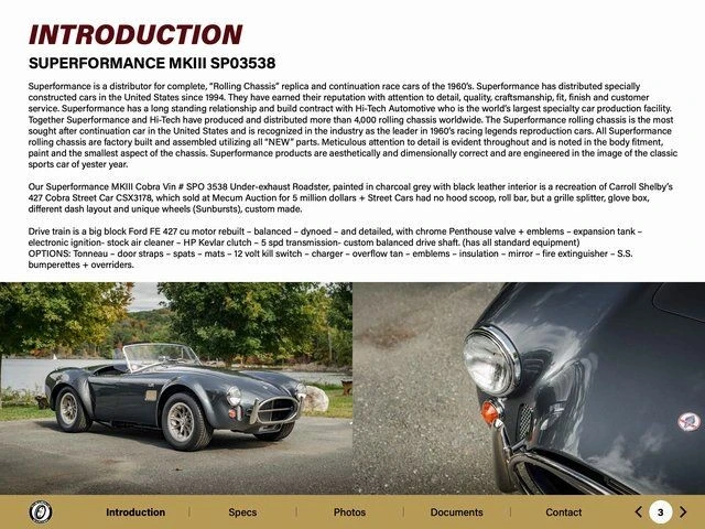 1965 Superformance - Image 3 of 21