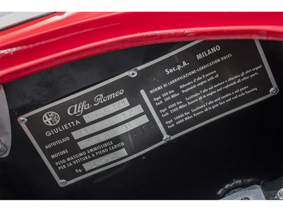 1966 Alfa Romeo Series 1 - Image 24 of 24