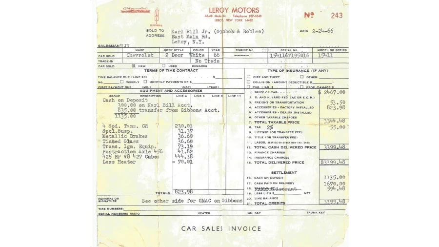 1966 Chevrolet Biscayne - Image 11 of 12