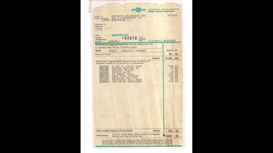 1966 Chevrolet Corvette C2 - Image 13 of 14