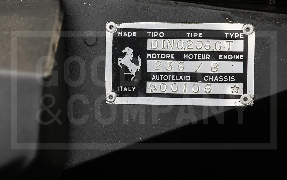 1966 Ferrari Dino 206 GT - Image 21 of 24