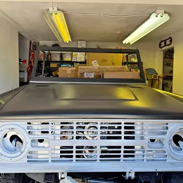 1966 Ford Bronco Eyebrow Grille with Hood