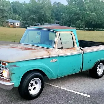 1966 Ford F1 Short Bed Custom Cab