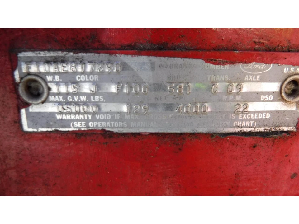 1966 Ford F-Series 4th Gen - Image 9 of 31