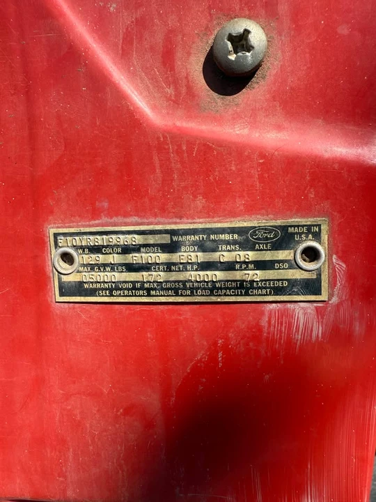 1966 Ford F-Series 4th Gen - Image 11 of 12