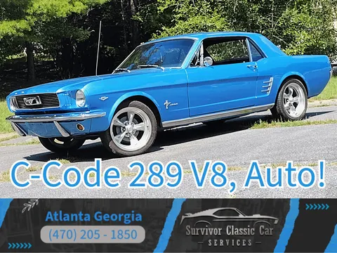 1966 Ford Mustang C Code 289 Coupe
