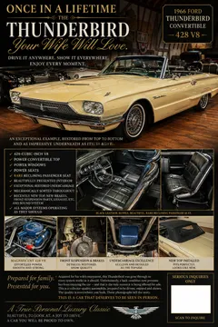 1966 Ford Thunderbird Convertible