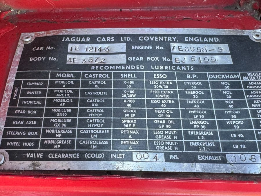 1966 Jaguar E-Type Series 1 - Image 12 of 19