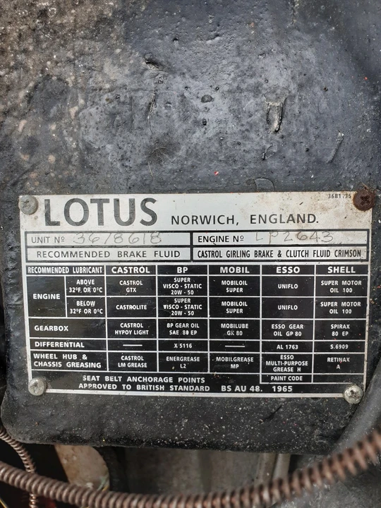 1966 Lotus Elan - Image 18 of 22