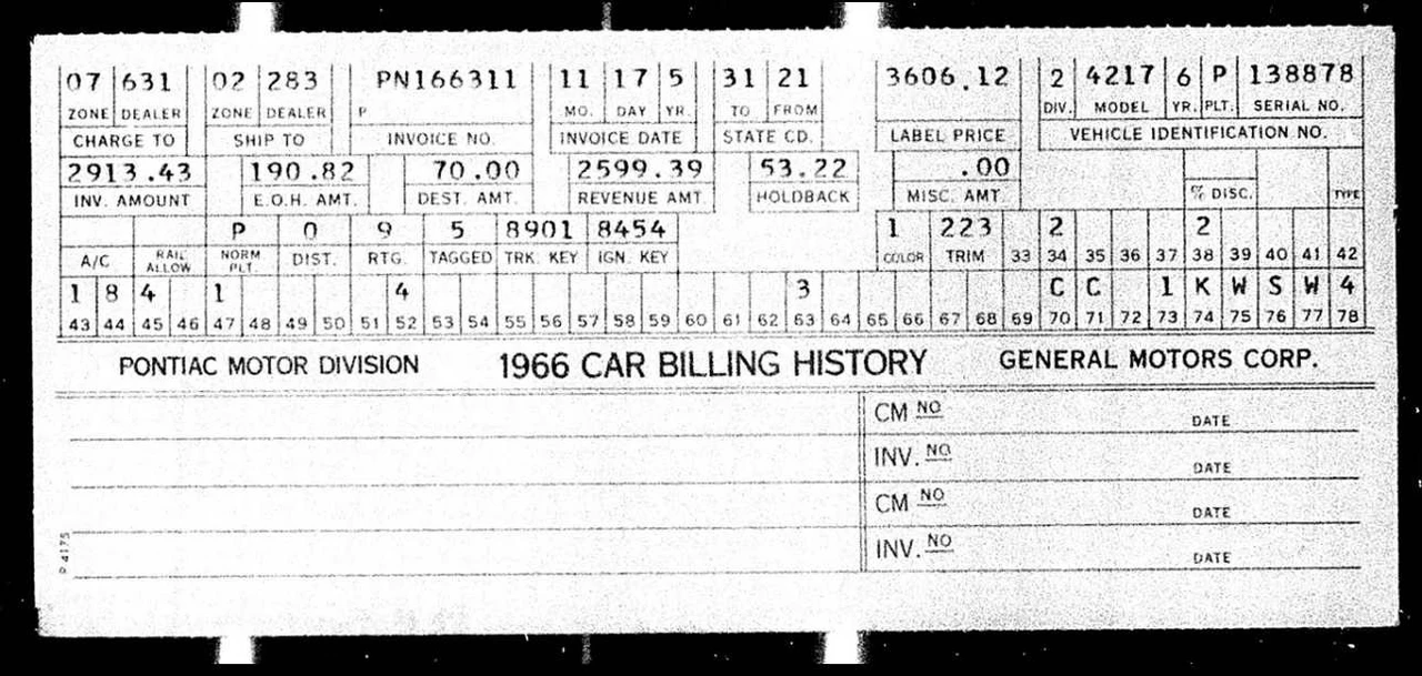 1966 Pontiac GTO 1st Gen - Image 17 of 20