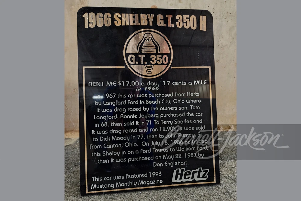 1966 Shelby GT350 - Image 19 of 19