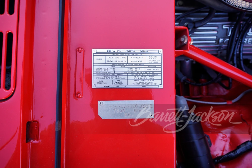 1966 Sunbeam Tiger Mark I - Image 20 of 29