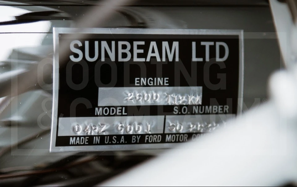 1966 Sunbeam Tiger Mark I - Image 10 of 10
