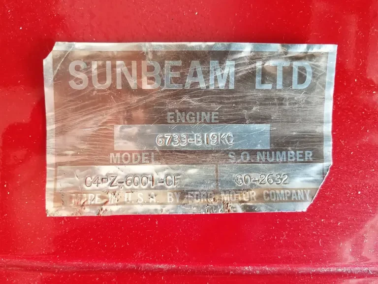 1966 Sunbeam Tiger Mark I - Image 25 of 30