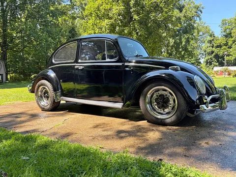 1966 Volkswagen Beetle #PinkBeetle Hatchback 2D