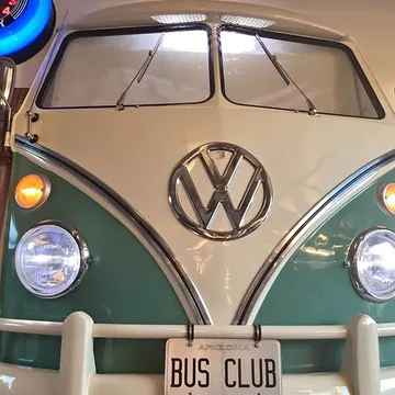 1966 Volkswagen Bus Clip Wall Art