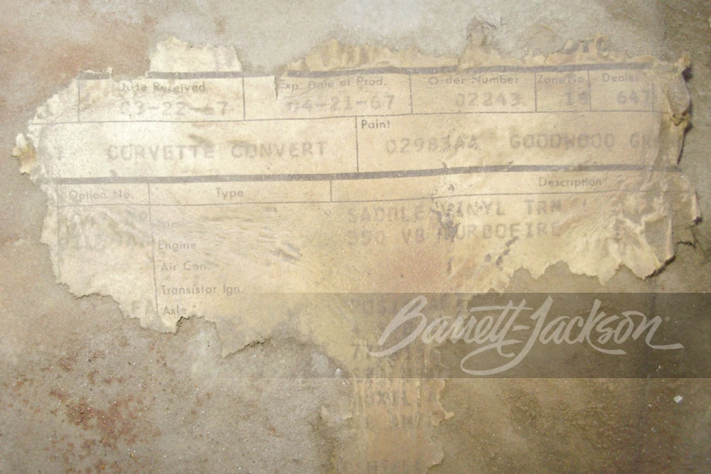 1967 Chevrolet Corvette C2 - Image 5 of 20