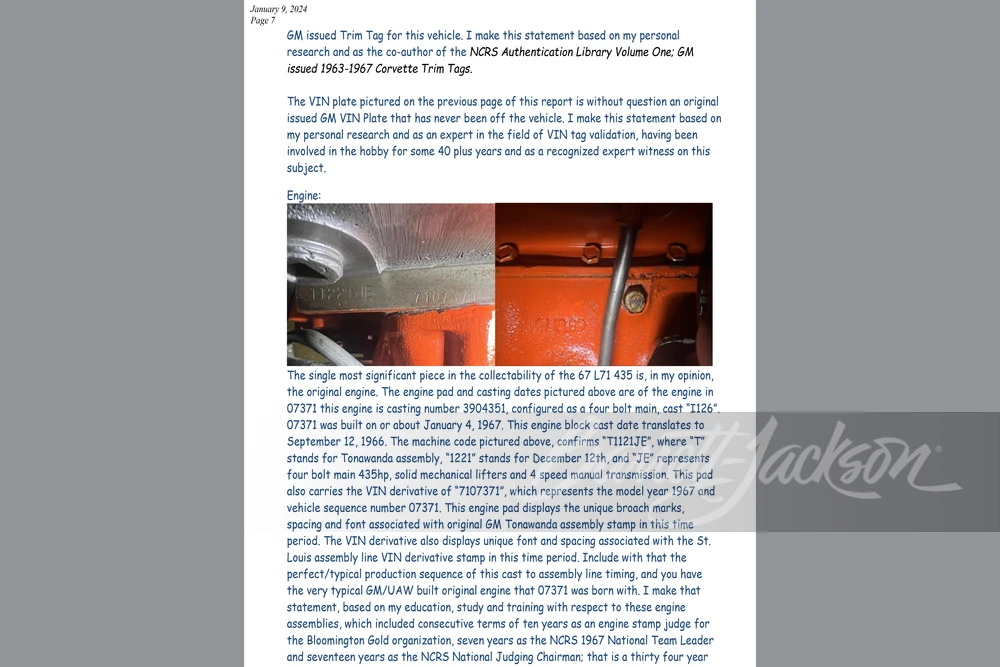 1967 Chevrolet Corvette C2 - Image 27 of 31