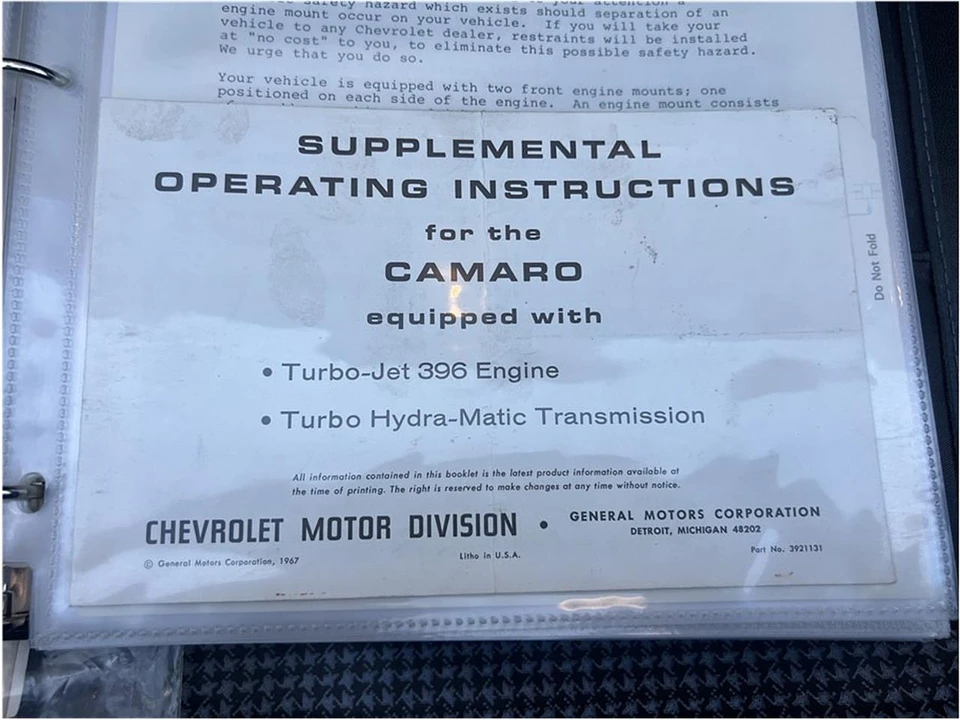 1967 Chevrolet Camaro 1st Gen - Image 27 of 31