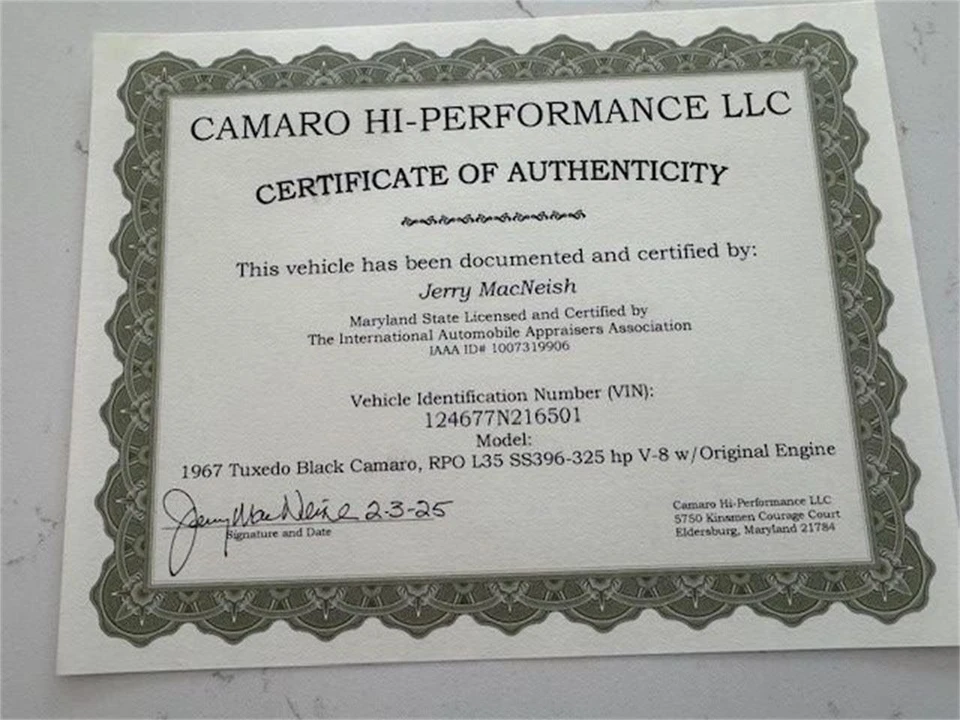 1967 Chevrolet Camaro 1st Gen - Image 7 of 31