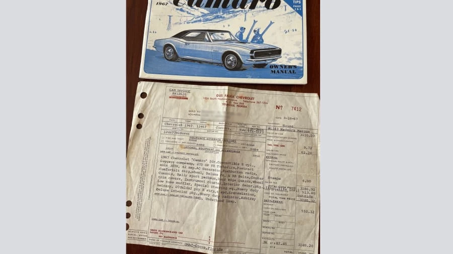 1967 Chevrolet Camaro 1st Gen - Image 28 of 28
