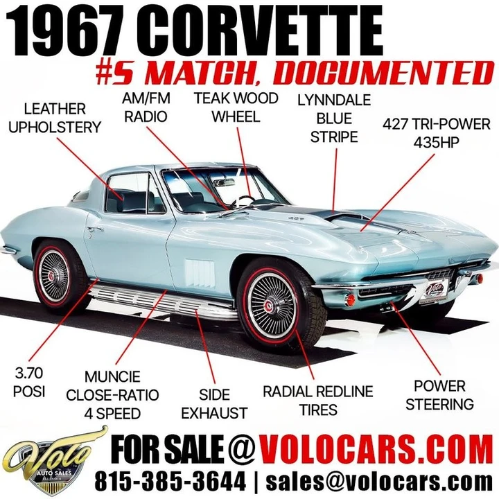 1967 Chevrolet Corvette C2 - Image 6 of 21