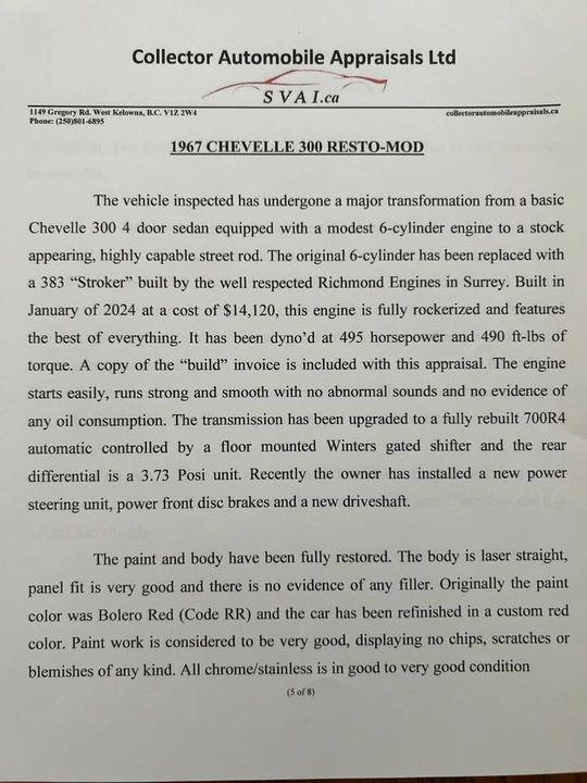 1967 Chevrolet Chevelle 1st Gen - Image 2 of 10