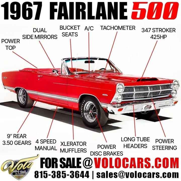 1967 Ford Fairlane 5th Gen - Image 6 of 12
