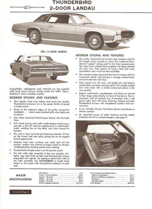 1967 Ford Thunderbird 5th Gen - Image 27 of 27