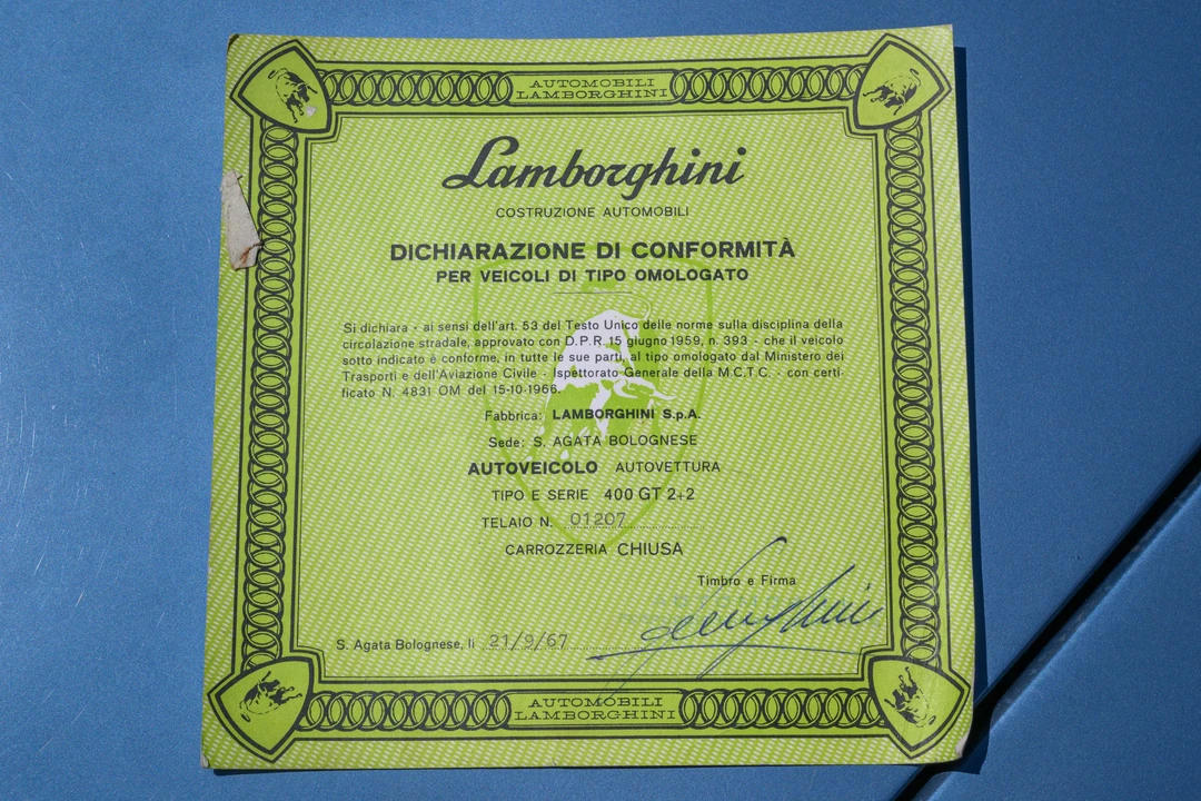 1967 Lamborghini 400 GT - Image 28 of 31