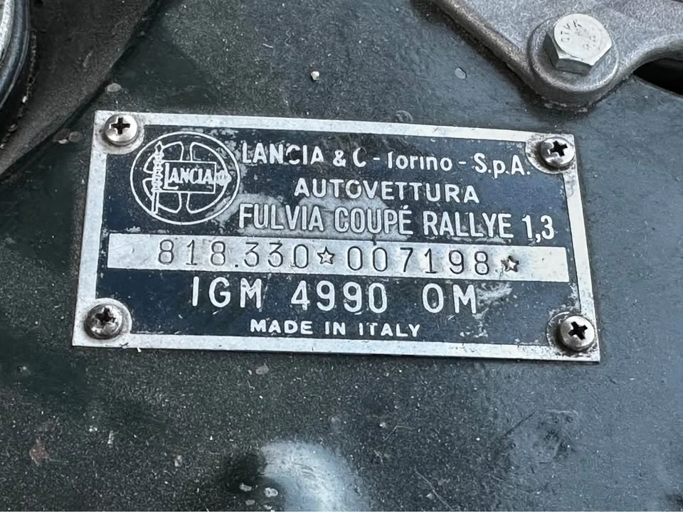 1967 Lancia Fulvia - Image 12 of 18