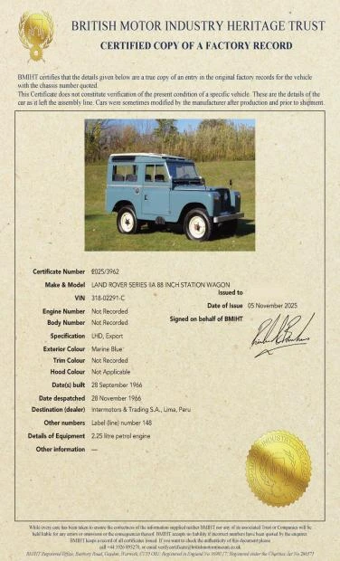 1967 Land Rover Series III 88 - Image 8 of 9