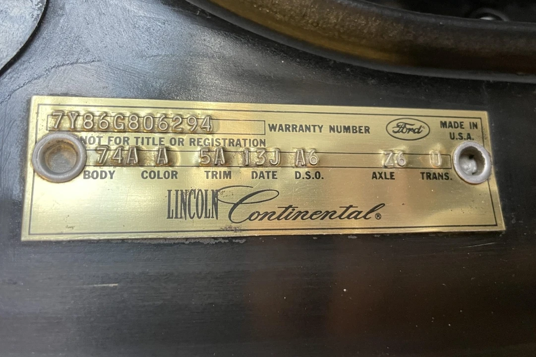 1967 Lincoln Continental 4th Gen - Image 8 of 8