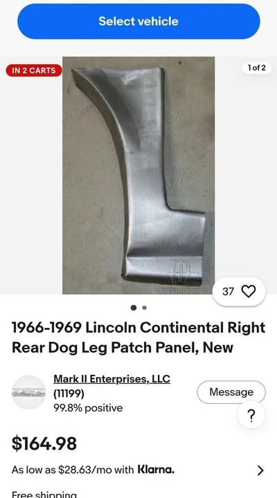1967 Lincoln Continental 4th Gen - Image 5 of 9