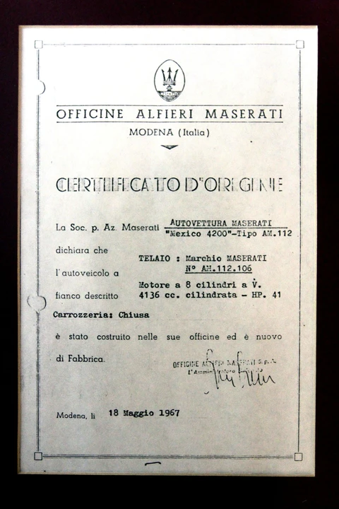 1967 Maserati Mexico - Image 7 of 31