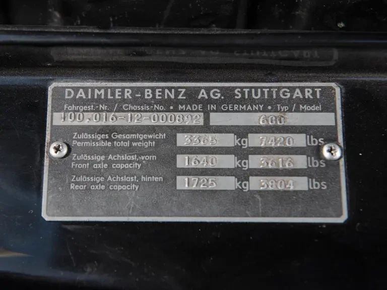 1967 Mercedes-Benz 600 Pullman - Image 31 of 31