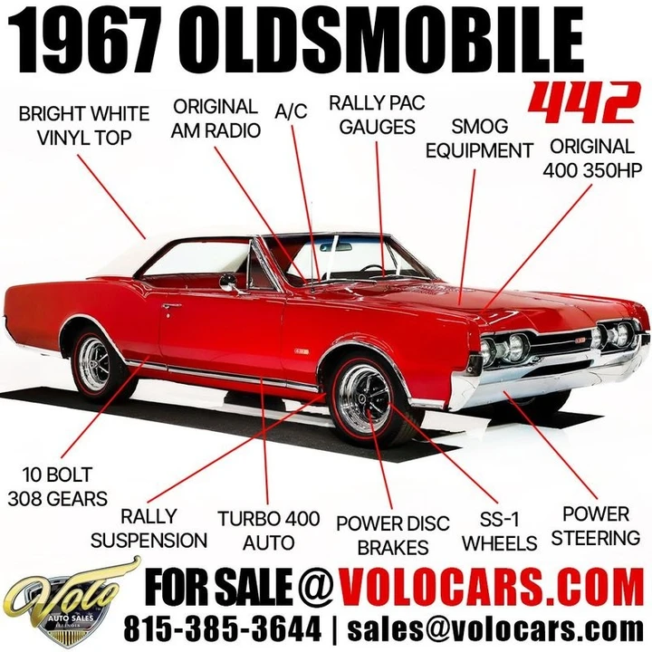 1967 Oldsmobile 442 1st Gen - Image 6 of 31