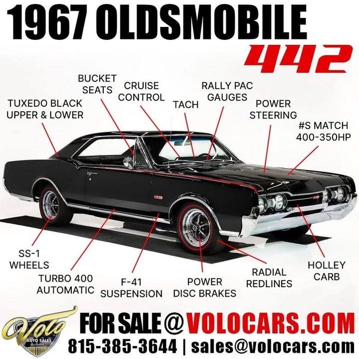 1967 Oldsmobile 442 1st Gen - Image 6 of 12
