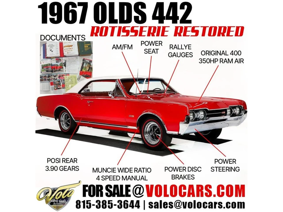 1967 Oldsmobile 442 1st Gen - Image 6 of 31