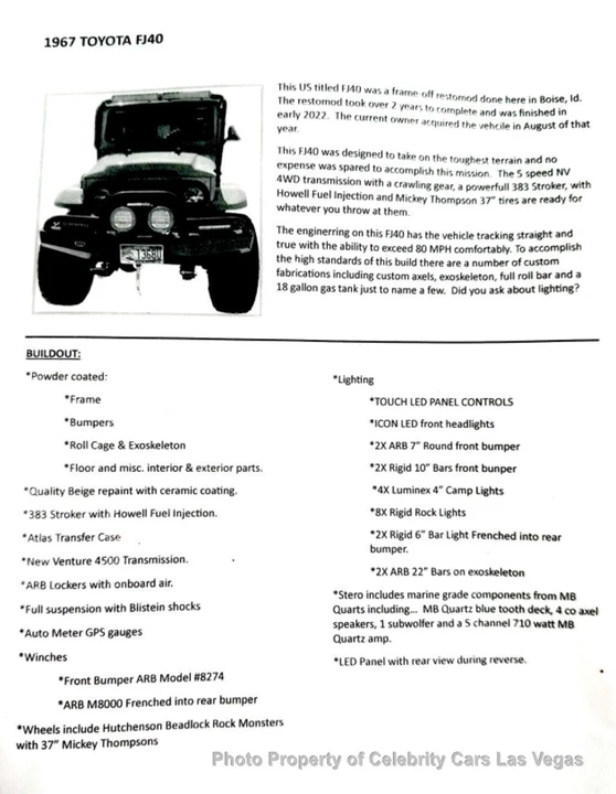 1967 Toyota J40 Land Cruiser - Image 7 of 12