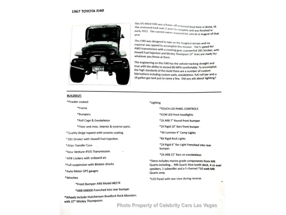 1967 Toyota J40 Land Cruiser - Image 7 of 31