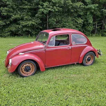 1967 Volkswagen Beetle #PinkBeetle Hatchback 2D