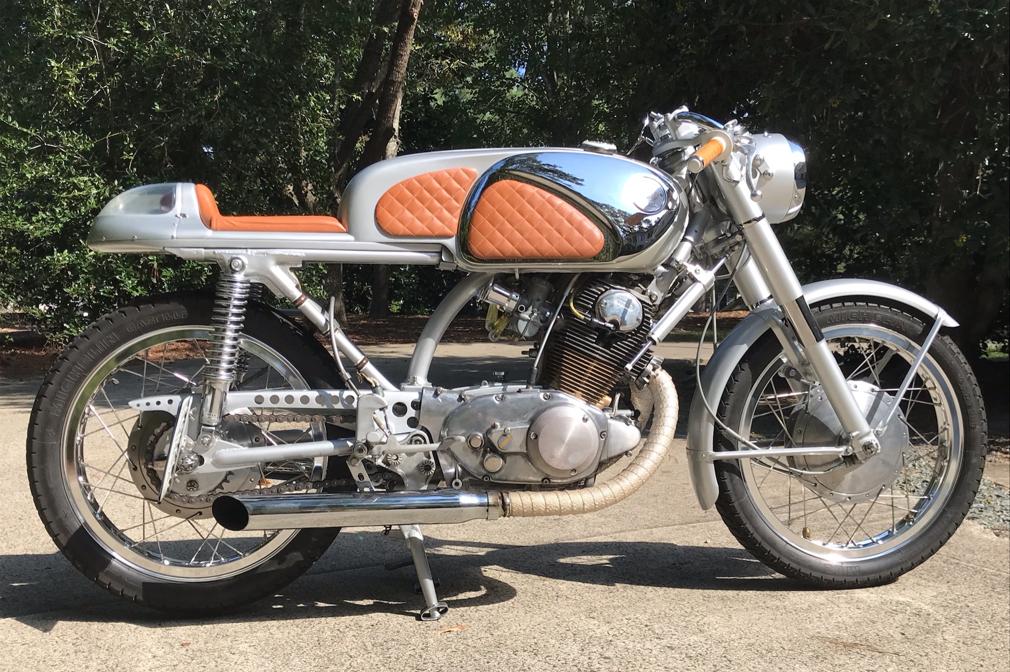 1967 Honda CB77 Super Hawk Cafe Racer